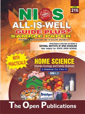 NIOS HOME SCIENCE GUIDE BOOKS