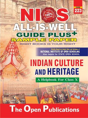 NIOS INDIAN CULTURE & HERITAGE GUIDE BOOKS