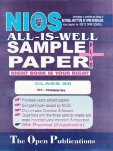 NIOS CHEMISTRY (313) GUIDE BOOKS+SAMPLE PAPER IN ENGLISH MEDIUM - Image 1