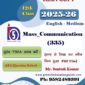 Nios Mass Communication 335 Solved Assignment