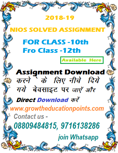 nios assignment front page word file