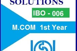IBO-06 International Business Environment | Ignou Solved Assignment 2021-22