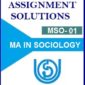 MSO-001: Sociological Theories and Concepts Ignou solved Assignment | Hindi Medium 2021-22
