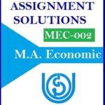 Ignou MEC-02 समष्टिगत आर्थिक विश्लेषण Solved Assignment in Hindi 2021-22