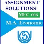 IGNOU लोक अर्थशाश्त्र (MEC-006) Solved Assignment in Hindi 2021-22