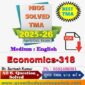 Nios Economic 318 TMA Solved In English Medium