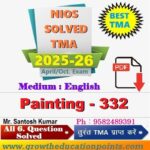 Nios Painting 332 TMA Solved assignment