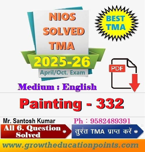 Nios Painting 332 TMA Solved assignment