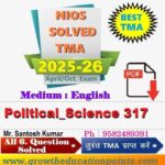nios political science (317) solved assignment