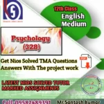 NIOS  Psychology-(328) Solved Assignment images