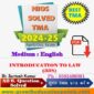 Nios Introduction to Law 338 TMA Solved