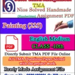 Nios Painting 225 Solved Assignment Handwritten