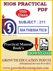 NIOS PRACTICAL PDF-MATHEMATICS (211)-HINDI MEDIUM