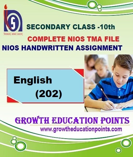 Nios English 202 Solved Assignment