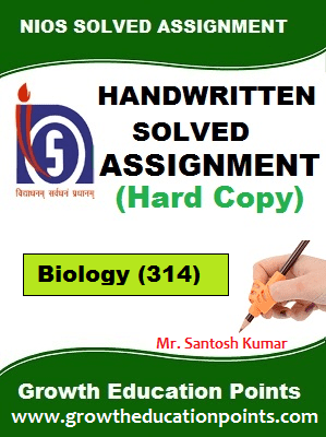 Nios Hand Written Assignment Biology-314