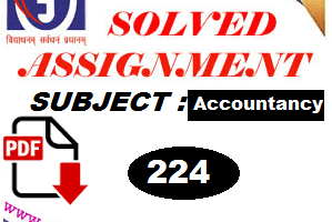 nios accountancy 224 solve assignment pdf