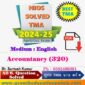 320 accountancy solved assignment 2025