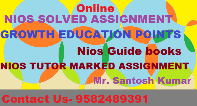 Nios solved TMA Question With Answer