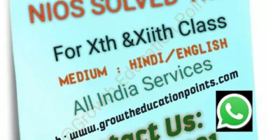 Nios xth & xiith solved Assignment