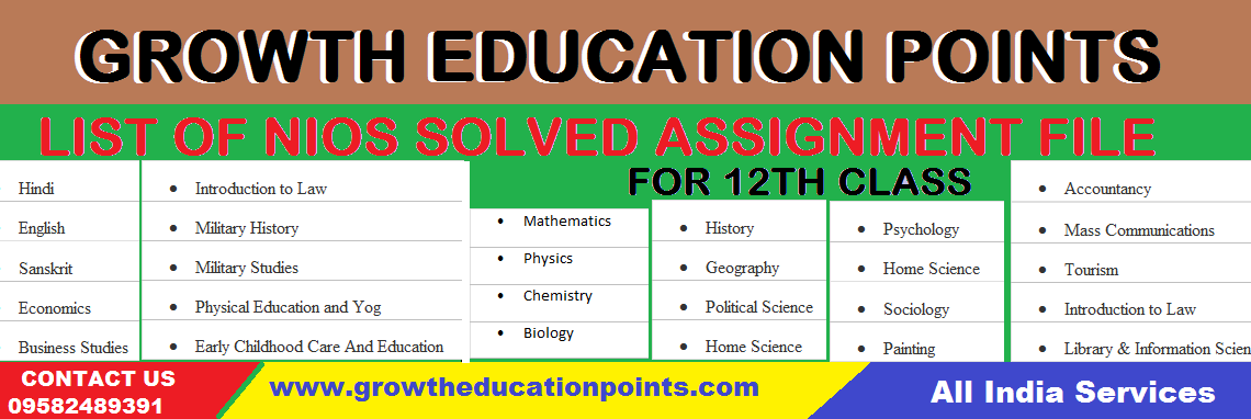 NIOS Business Studies TMA (215) SOLVED