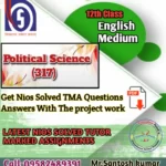 Political Science-317 EM Solved assignment pdf