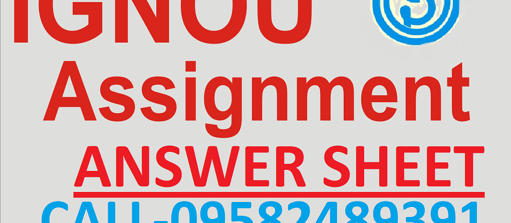 Ignou Solved Assignment Handwritten