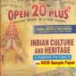 Nios 223-Indian Culture & Heritage OPEN 20 PLUS Self Learning Material (English Medium) Revision Books