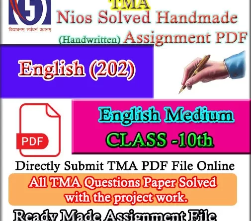 Nios English 202 Handwritten Scanned
