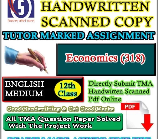 318-Economic SOLVED ASSIGNMENT