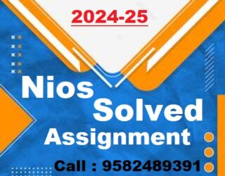Online nios solved assignment class 12 pdf
