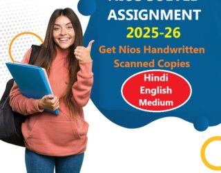 Download Nios solved assignment 2025