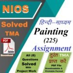 Painting 225 Nios Solved Assignment pdf