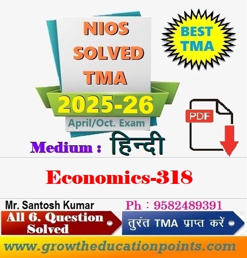 economic 318 Nios Solved TMA 2025-26