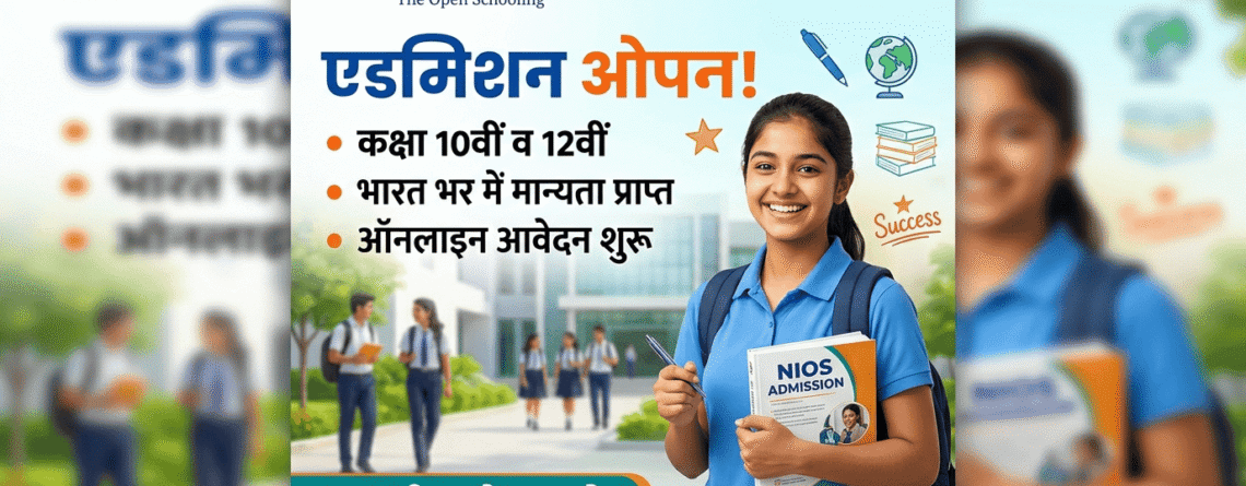 NIOS ADMISSION open 2026-27
